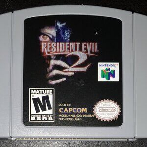Resident Evil 2 Video Game Nintendo 64 N64